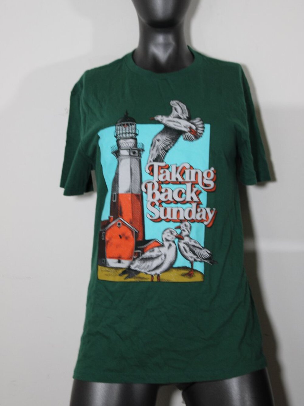Taking Back Sunday Lighthouse Band Tee - Evergreen Graphic Concert T-Shirt